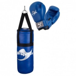 Kids boxing set blue