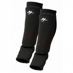 Shin and foot protector black