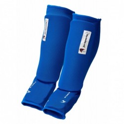 Shin and foot protector blue