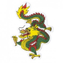 Patch Dragon groen